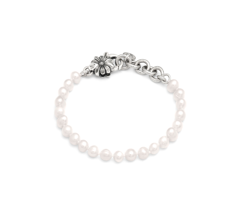 bracciale margherita perle piccole