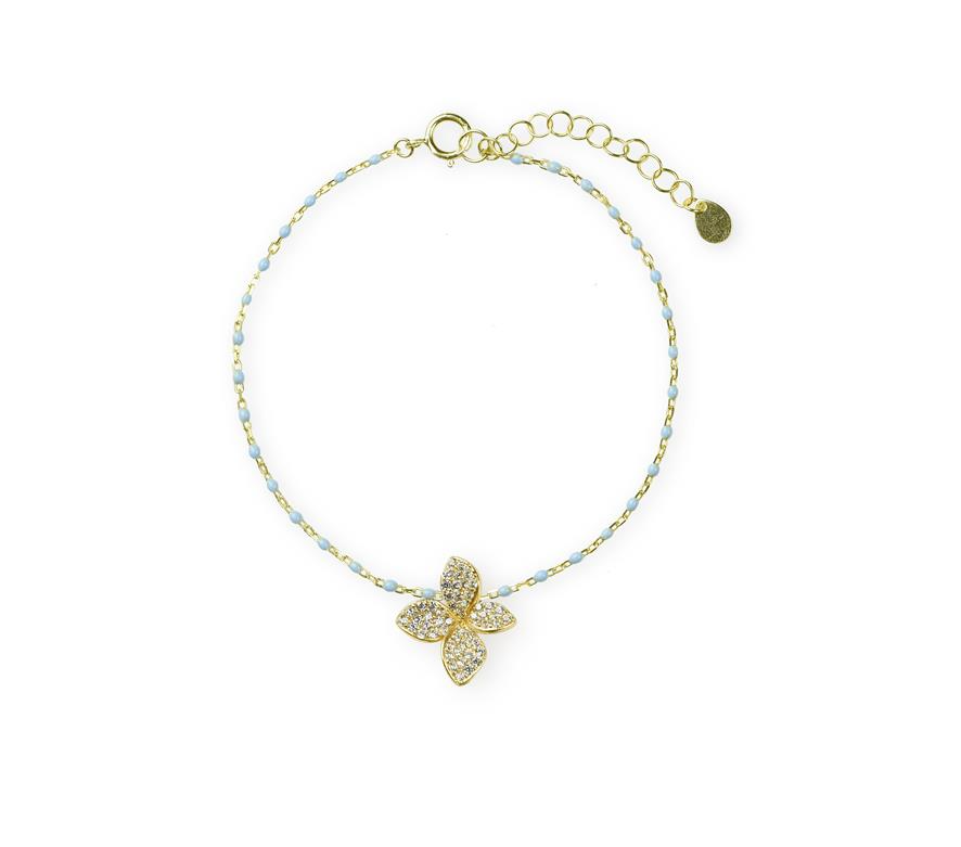 bracciale misis flora placcato