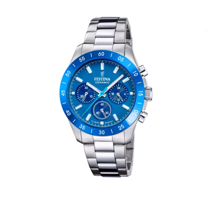 Cronografo festina Ceramic Blue