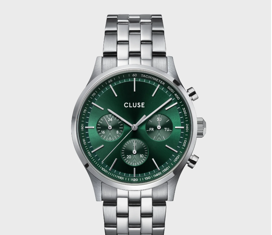 orologio cluse Anthéor Multifunzione verde